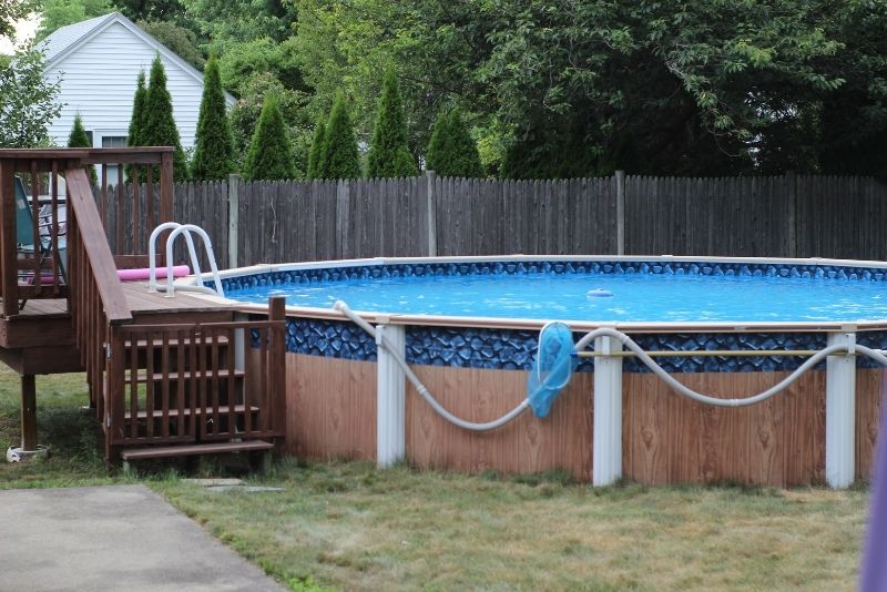 above ground swimming poo by Pool Builders Newcastle