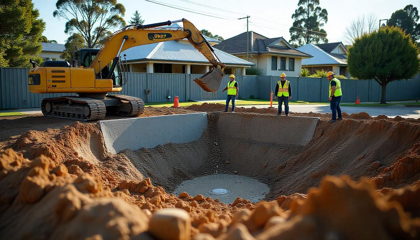 Concrete Pool Excavation by Professional Team in Cardiff NSW Suburb with Modern Equipment and Safety Measures